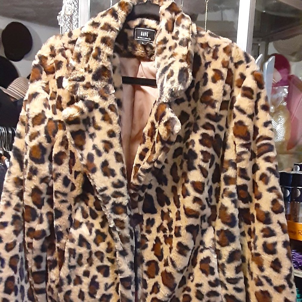 HAVE LEOPARD BROWN JACKET FABULOUS